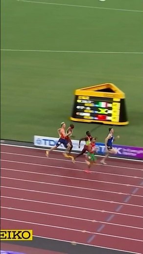 Nader shock 1500m win for gold 🤯 #worldathleticschamps