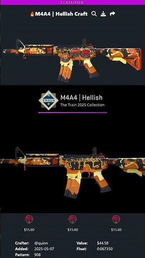 M4A4 | Hellish Sticker Crafts