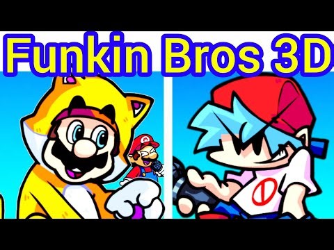 Friday Night Funkin' Vs Super Funkin Bros 3D V-Slice FULL WEEK (Hard Mode) | FNF Mod