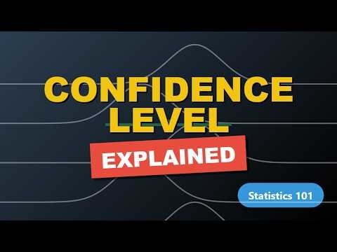 Confidence Intervals & Levels Explained: 90%, 95%, 99% - Statistics for Beginners