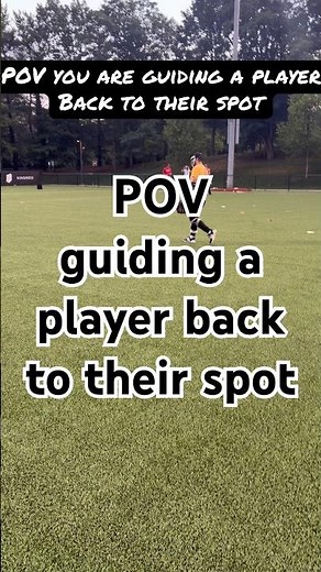 POV you are trying to guide the player back to their spot