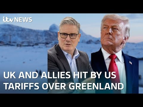 Donald Trump announces tariffs on UK and other European allies over Greenland support | ITV News