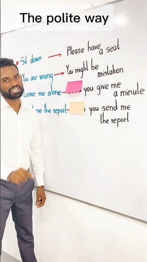 How to be more polite in English. Improve the English. #englishmastery #improveyourenglish