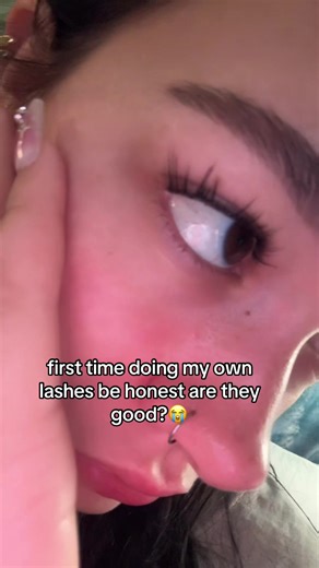 First Time Doing Own Lash Clusters