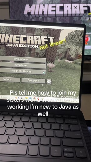 Cómo unirse al mundo de mi hermana en Minecraft Java