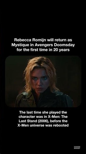 Rebecca Romijn will return as Mystique in Avengers Doomsday for the first time in 20 years