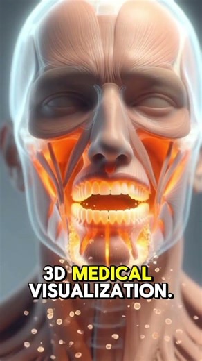 This video provides a detailed internal view of the human body through advanced 3D medical profiles
