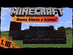Novos blocos e Bioma deltas de basalto! [Snapshot 20W15a/Minecraft 1.16]