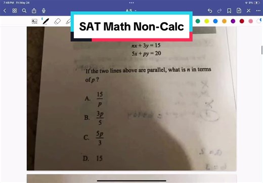 SAT Math Non-Calc #sat #math