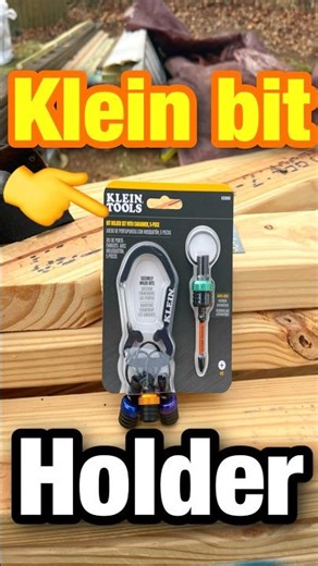 This Klein 1/4” hex bit holder is a game changer for me! ‪@KleinToolsVideo‬ #tools #toolreview #build