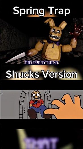 Locked away x Spring Trap II #awshucks #jeffysinfiniteirida #jeffyfnf #endlessaethos #springtrap