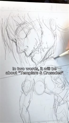 How I Sketch my Manga Pages #anime #drawing #art #animeeart #manga #shorts