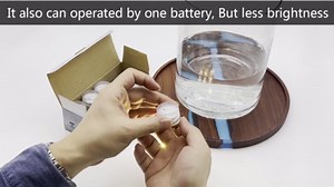 Mini Waterproof Submersible LED Tea Lights - 20Pcs Super Bright Battery Operated Puck Light for Wedding Centerpieces Floral Vase Paper Lantern Crafts Swimming Pool Tub Fountain Pond Decor (White)