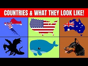 Country Maps That Look Like Animals 🗺️ | Guess the Country