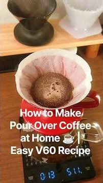 How to Make Pour Over Coffee at Home ☕ | Easy V60 Recipe — Day 8