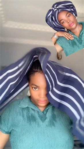 The most easiest gele head wrap tutorial