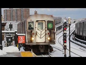 NYCT Subway: R62 (6) Train Action at 86th Street & Westchester Sq - E Tremont Avenue (December 2025)