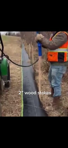 Our driver will drive a number of wood posts along with pipe and t post. Here is 2” wood stakes going in #fencing #fencinglife #powerpostdriver #tposts #fencetok #airpowered #fyp #GenshinImpact34