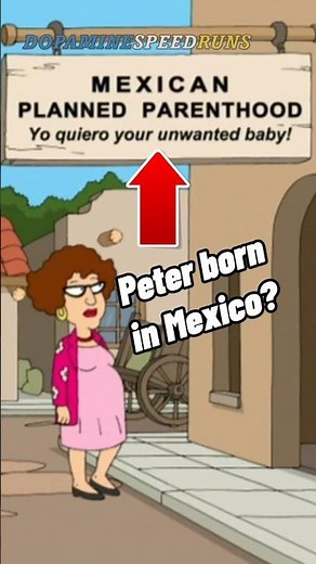 Family guy season 6 episode 7 Peter born in Mexico #familyguy #bestmoments #funny #random #67 #fyp