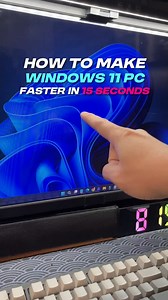 1.1M views · 4.6K reactions | How to Make Windows 11 PC Faster in 15 seconds⏱️ #pctips #pctricks #WindowsPC #Windows11 #Windows10 #techtips | RTC Tutorials | Facebook