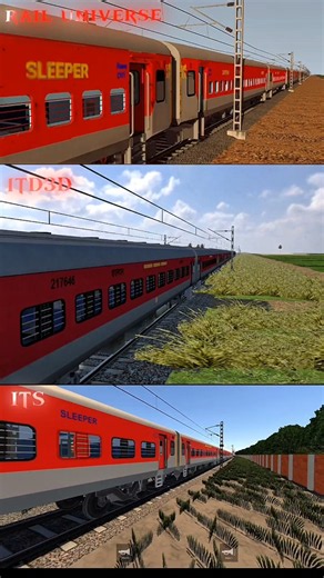 ITD3D VS RSI VS RAIL UNIVERSE Best High Graphics Game #games #shorts