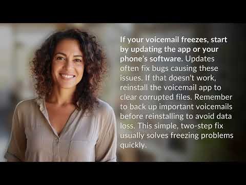 Update or Reinstall Voicemail to Fix Freezing?