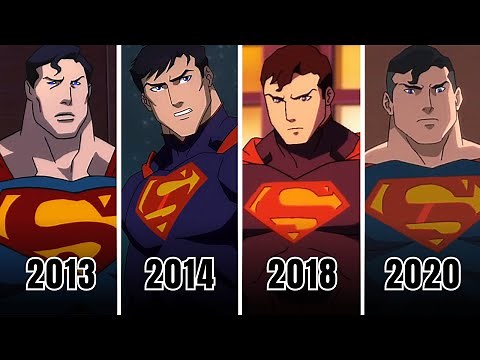 The Evolution of Superman (The DC Animated Movie Universe)