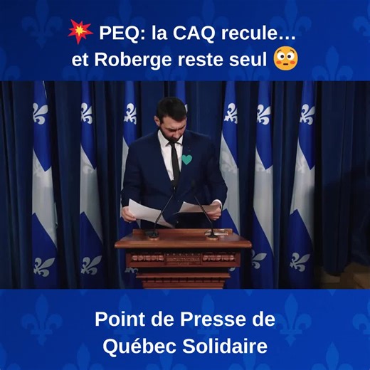 🚨 La pression monte pour la CAQ sur le PEQ! QS exige une clause de droits acquis pour soulager l'anxiété des immigrants. Manifestations massives, enjeux politiques brûlants 🌐, et questionnements intenses sur l'avenir du programme. À quand une réponse claire de la CAQ? Tap this video to see the full press conference and decide for yourself! 🇨🇦💼 #PEQ #CAQ #QuebecSolidaire #Immigration #DroitsAcquis #Politics #Canada #Legislation #Manifestation #Quebec #Government #DecisionTime #PressConferenc
