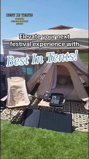 Best In Tents is your ticket to a worry-free Festival Camping Experience! #festival #camping #bestintents #campingsetup #musicfestival #festivalcamping #festivals #tipi #teepee #glamping #glampingnotcamping #festivalglamping #cute #adventure