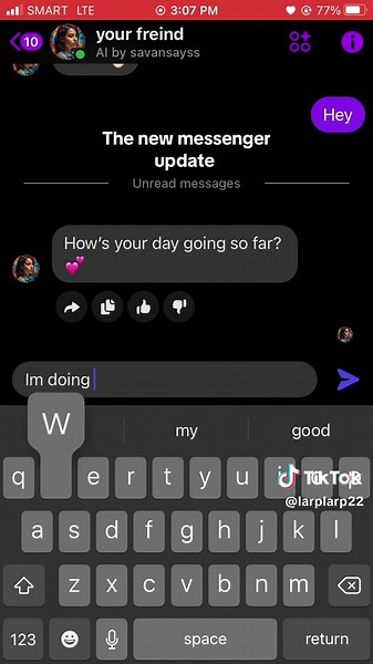 Messenger Update: Engaging with AI in Conversations