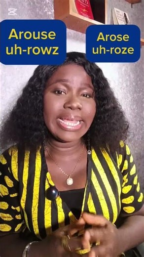 Arouse vs Arose. #englishshorts #pronunciation #vocabulary
