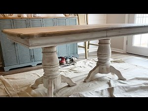 Pottery Barn inspired Dining Room Table how to