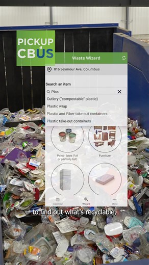 Landfill space is limited; it’s more important than ever to recycle. Download the PickUp CBUS app to learn what you can recycle. Remember: - Never bag recyclables. - Recycling goes in your BLUE curbside bin. - OR find a free recycling drop-off dumpster at RecycleRight.org | Columbus Department of Public Service