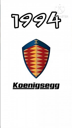 Logo History #282: Koenigsegg #koenigsegg #logohistory #koenigseggjesko #car #koenigseggcar