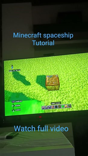 Minecraft spaceship watch full video