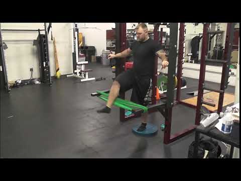 Hamstring standing Banded Kicks OCI Oscillatory Isometrics Triphasic Training