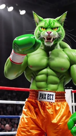 the king of boxers #cat #cartoon#ai #funny #kingboxer #boxing #catdance