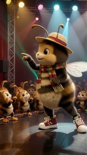 Dancing Bee Show 🐝💃 | Epic Bee Dance Party on Stage! ✨🎵