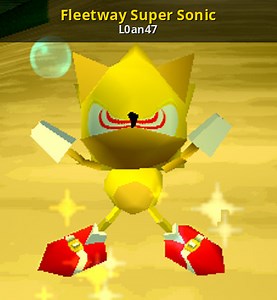 Fleetway Super Sonic Mod for Sonic R | SR Mods