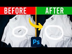 How to Remove Logos from Clothing in Photoshop | Easy Step-by-Step Tutorial