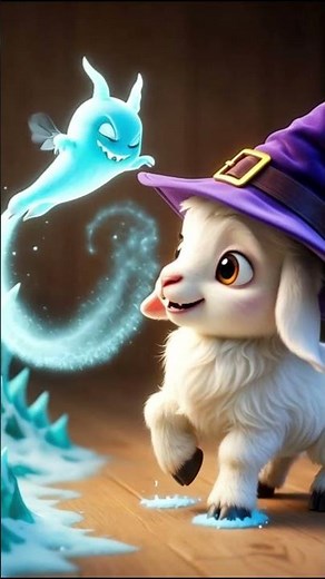 Mimi and the Magic of Frost ❄️ | Enchanting Winter Tale of Mimi the Magical Goat #cutegoat#animation