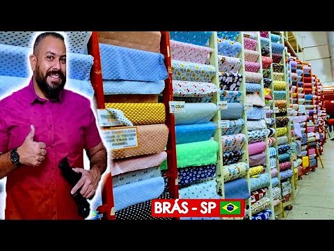 TECIDOS NO BRÁS - LOJA MARANTEX TECIDOS