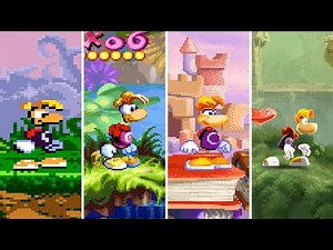 Evolution of 2D Rayman Games (1995-2022)