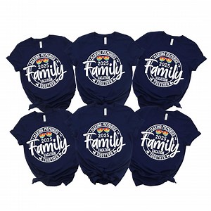 Custom Family Vacation 2025 Shirts, Matching Beach Trip Tees, Custom Family Vacation Shirts, Making Memories Together Family Matching Tee - Etsy