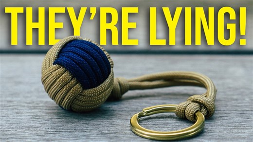 Turning a $4 rope into a $420 monkey’s fist keychain — The secret revealed