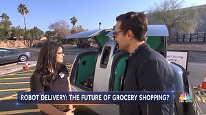 120K views · 163 reactions | Is a self-driving, grocery delivery robot the future of supermarket shopping? | NBC Nightly News with Tom Llamas | Facebook