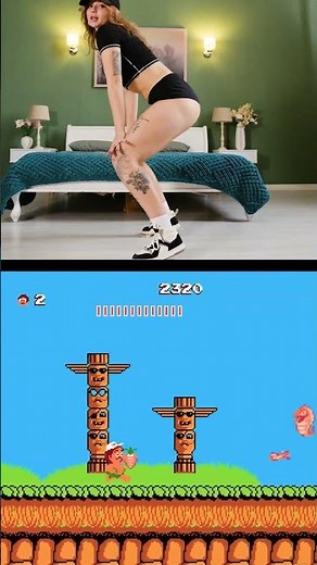 🫣🤭🤗 #twerk #dance #splitscreen