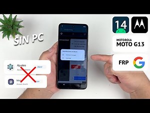 Eliminar Cuenta de Google Motorola Moto G13 | Android 14 | No se puede Compartir | Sin PC