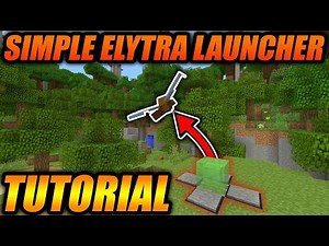 How To Build A SIMPLE ELYTRA LAUNCHER In Minecraft!! - Minecraft Xbox/PE/Java Tutorial