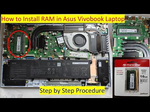 How to Install RAM in Asus Vivobook Laptop | Step by step procedure | How to install RAM in Laptop